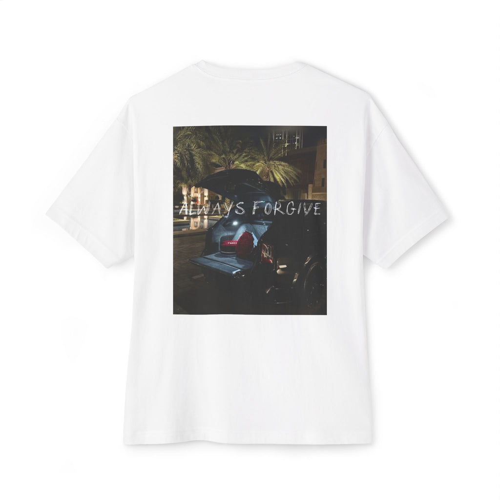 Chill Vibes Unisex Oversized Tee, Always Forgive Graphic Tee, Relaxed Fit T-Shirt, Casual Everyday Wear, Gift for Friends